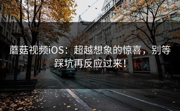 蘑菇视频iOS：超越想象的惊喜，别等踩坑再反应过来！  第1张